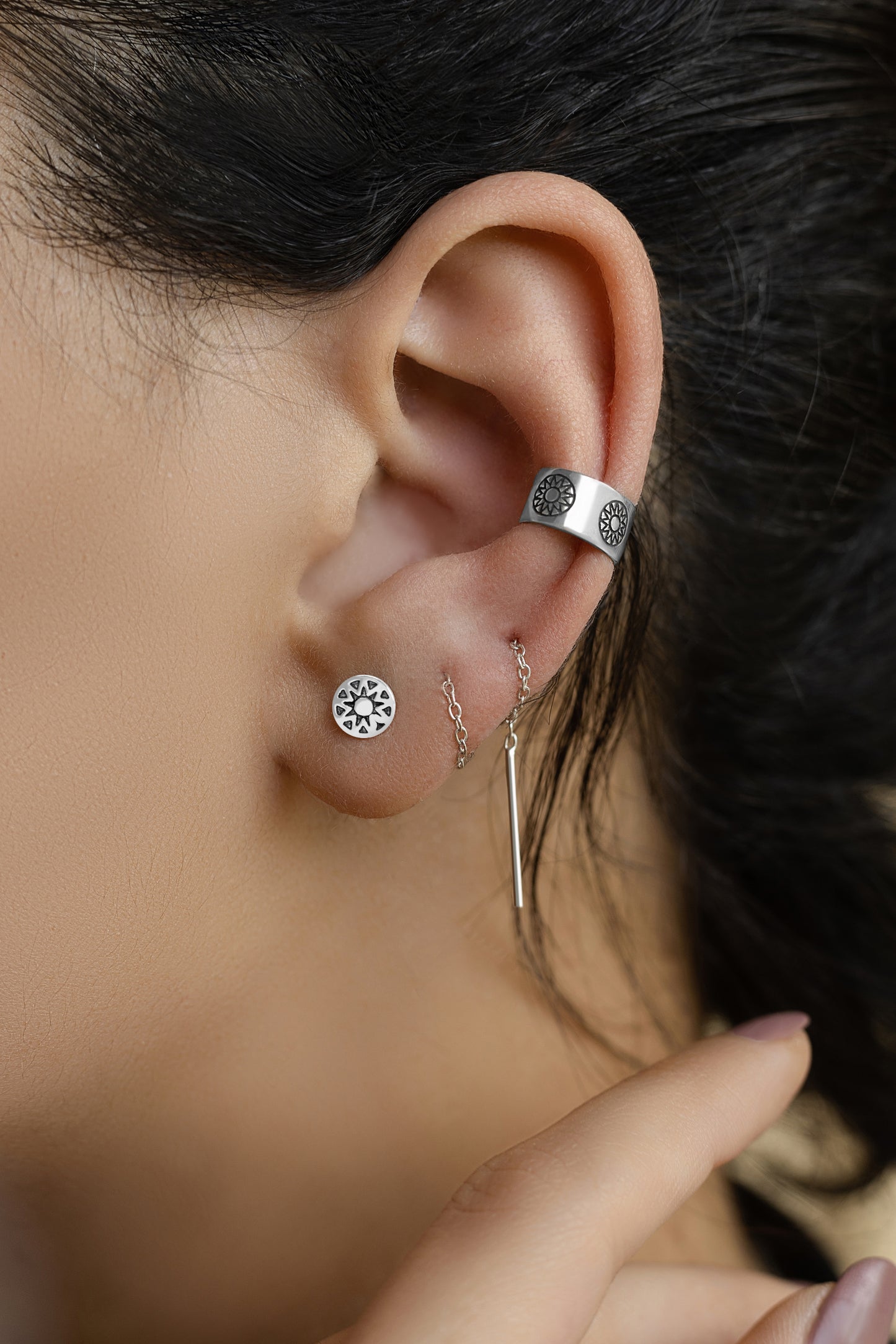 Stud Chain Earring