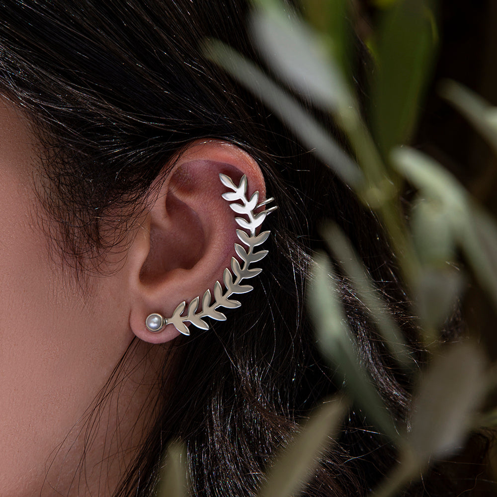 Olive Leaf Earring