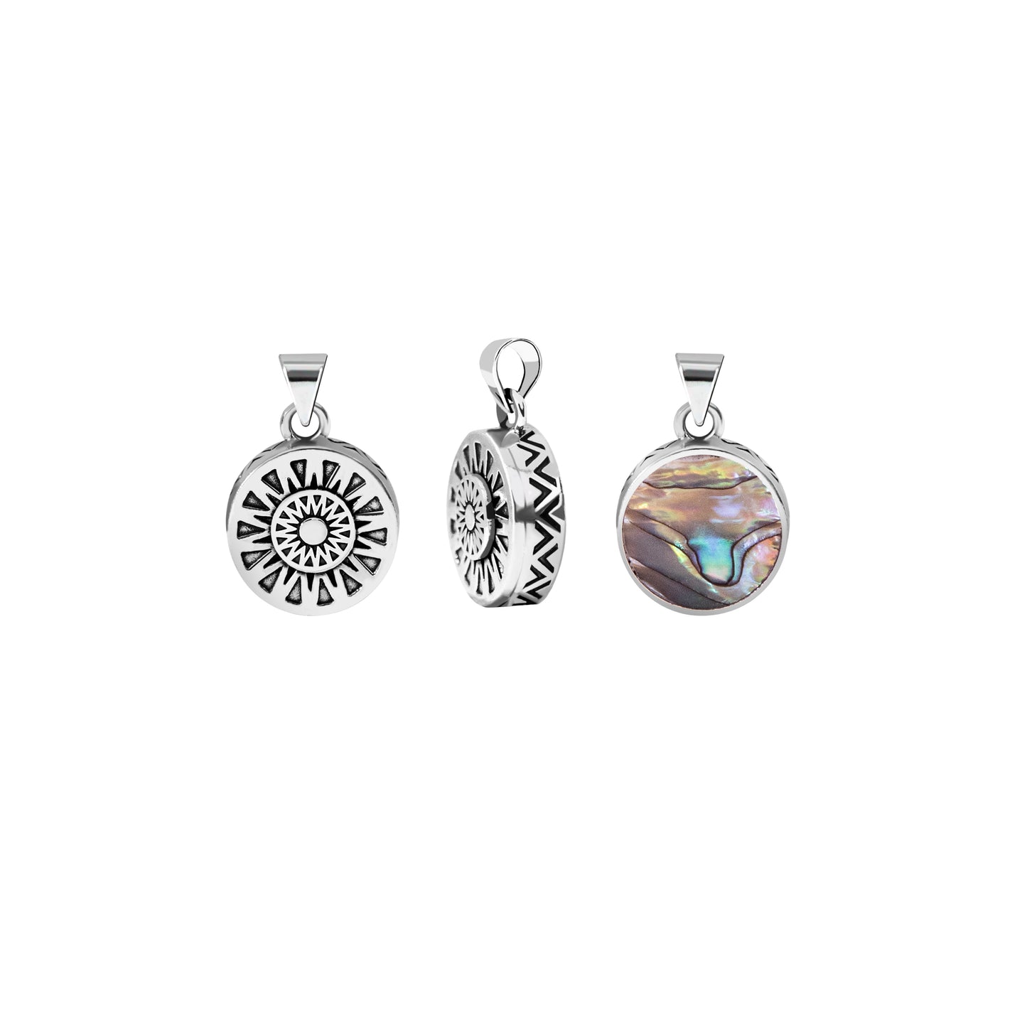 Double Faced Sun Pendant