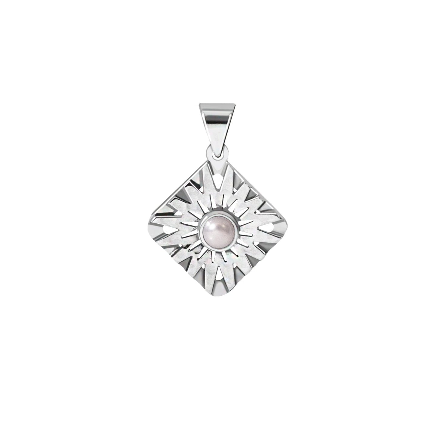 Squared Sun Ray Pendant