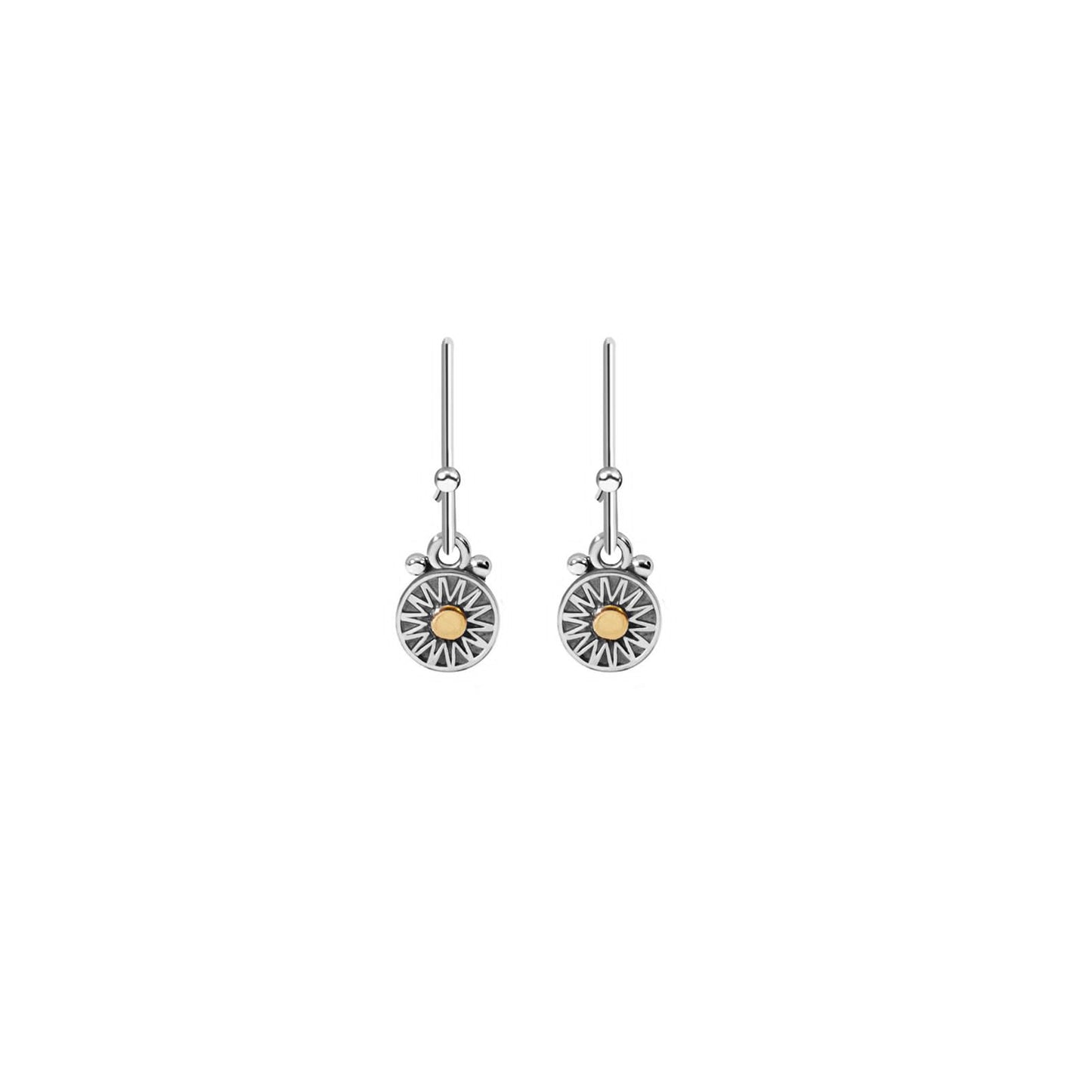 Hanging Mini Sun Earrings