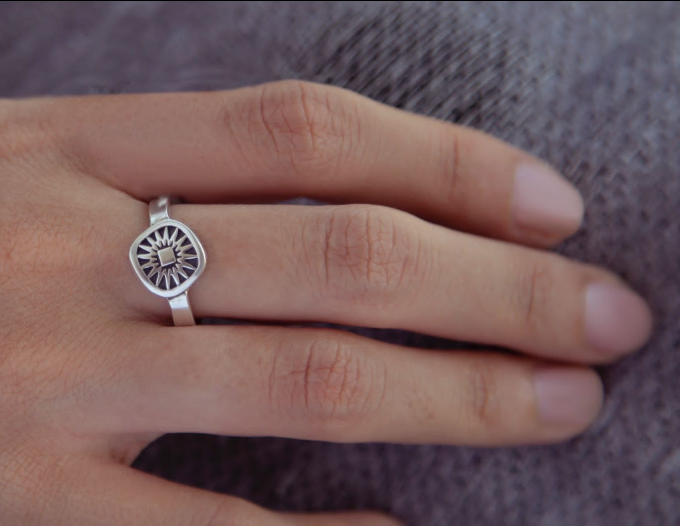 Sun Compass Ring