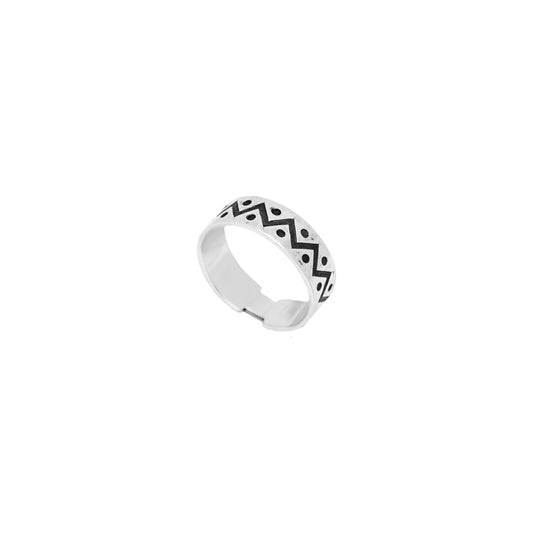 Zigzag Band Ring