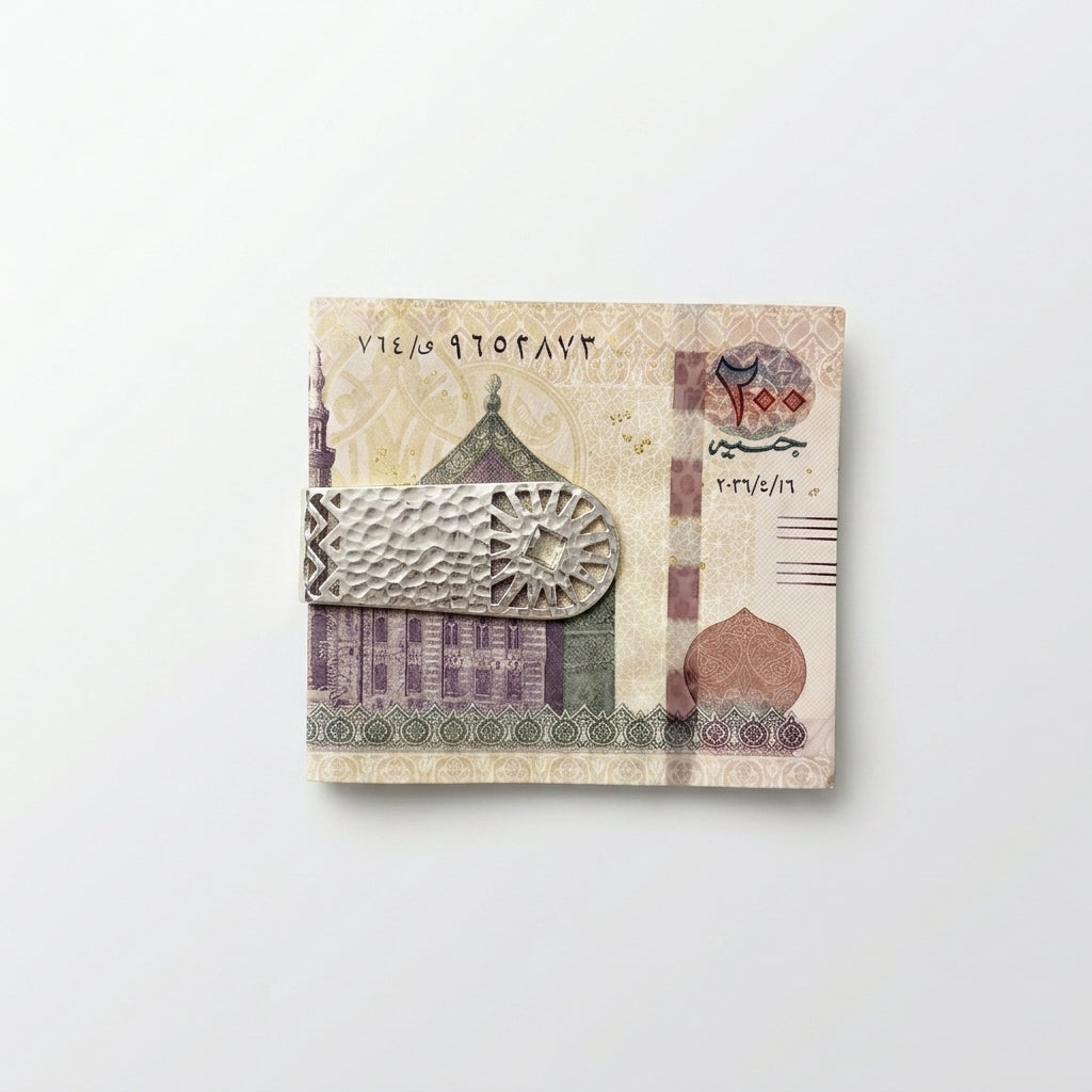 Sun Geometry Money Clip