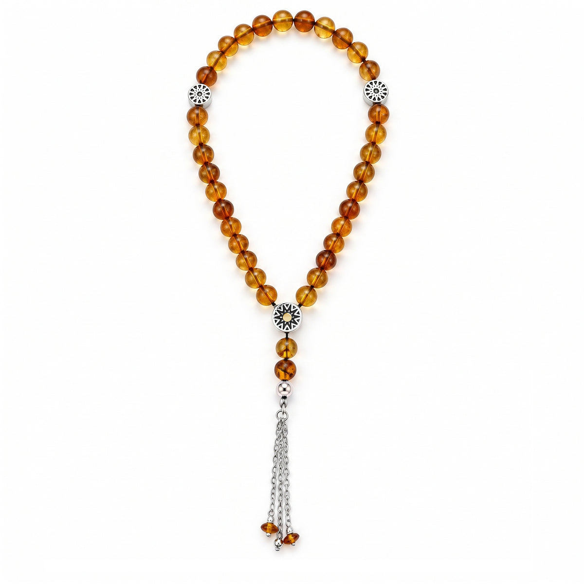 Sun Prayer Beads (33) - Yellow Karhaman