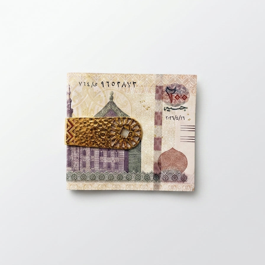 Sun Geometry Money Clip