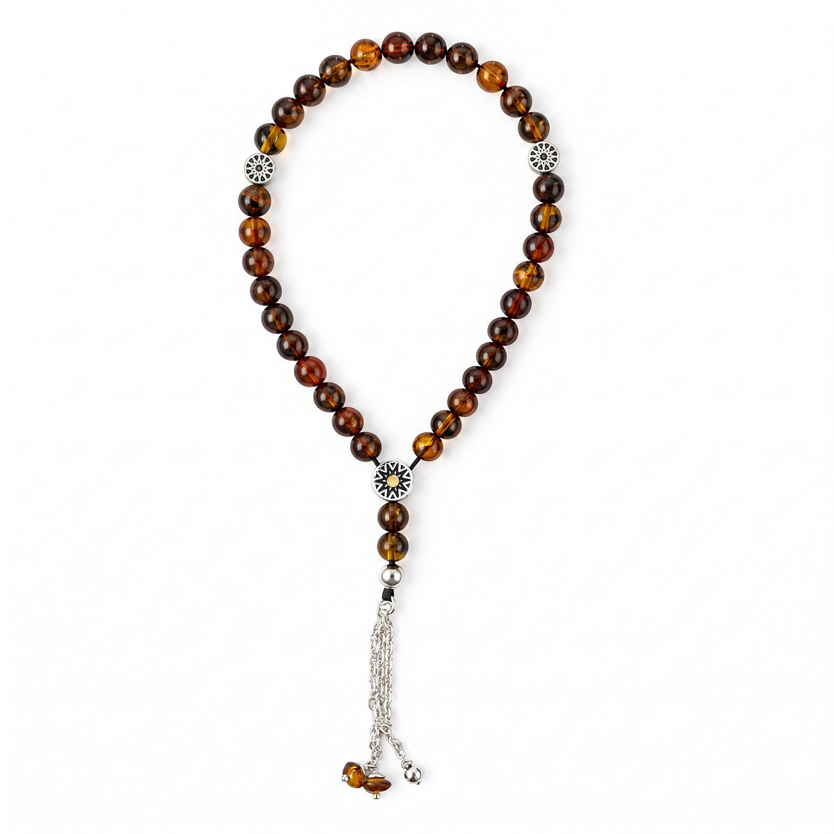 Sun Prayer Beads (33) - Brown Kahraman