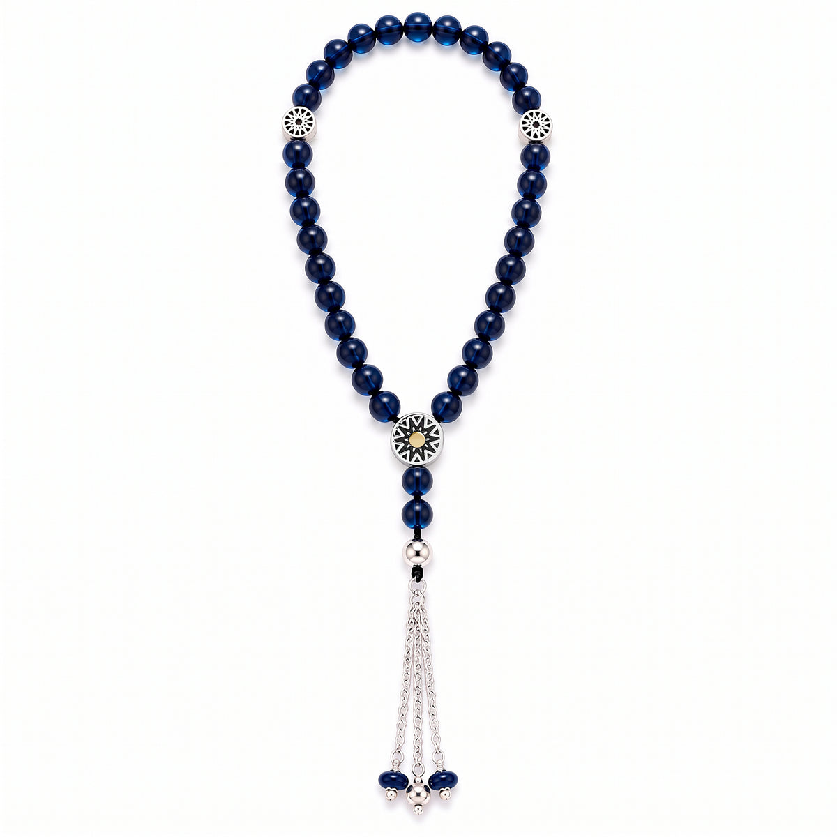Sun Prayer Beads (33) - Navy Kahraman