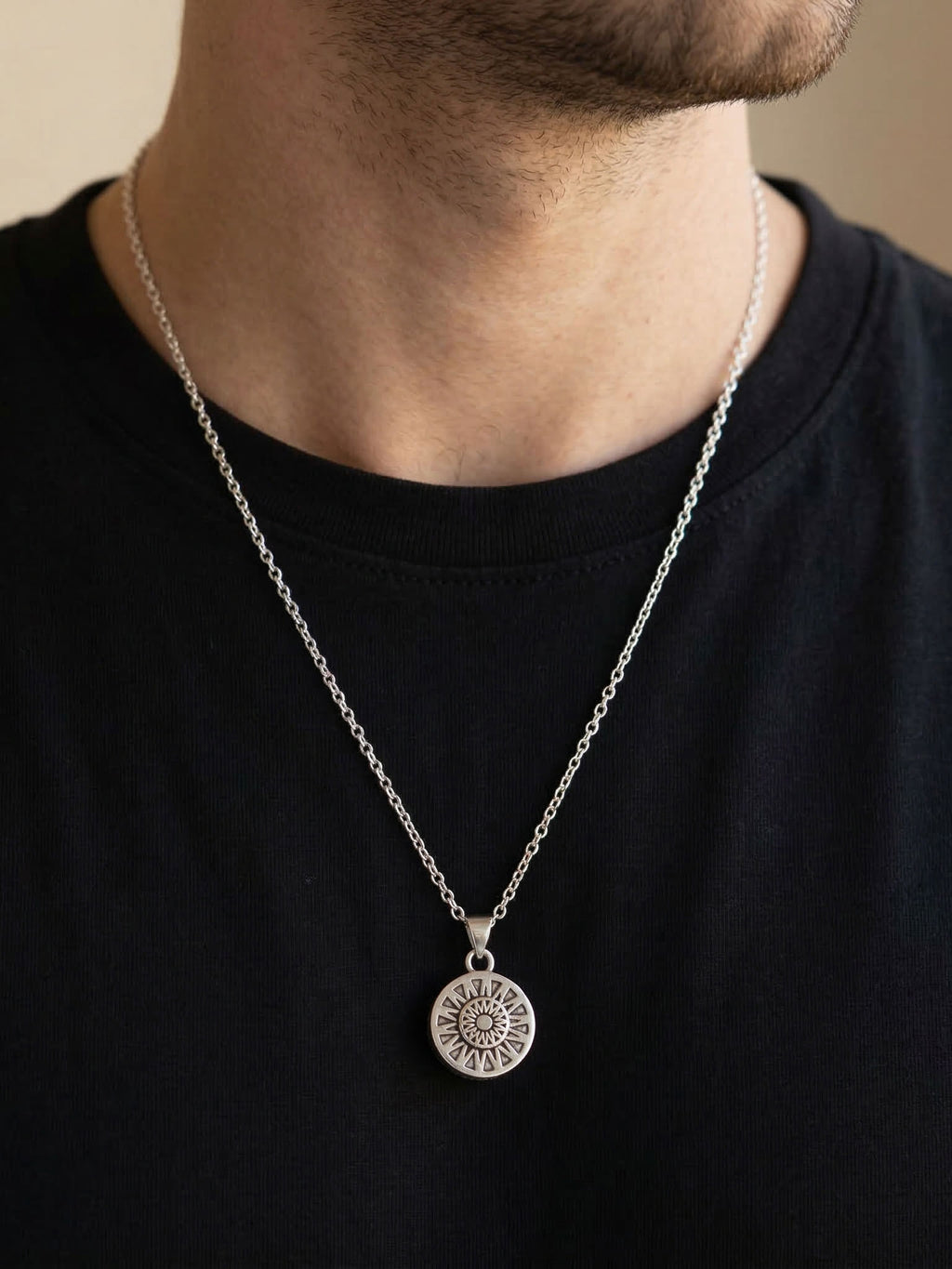 Double Faced Sun Pendant