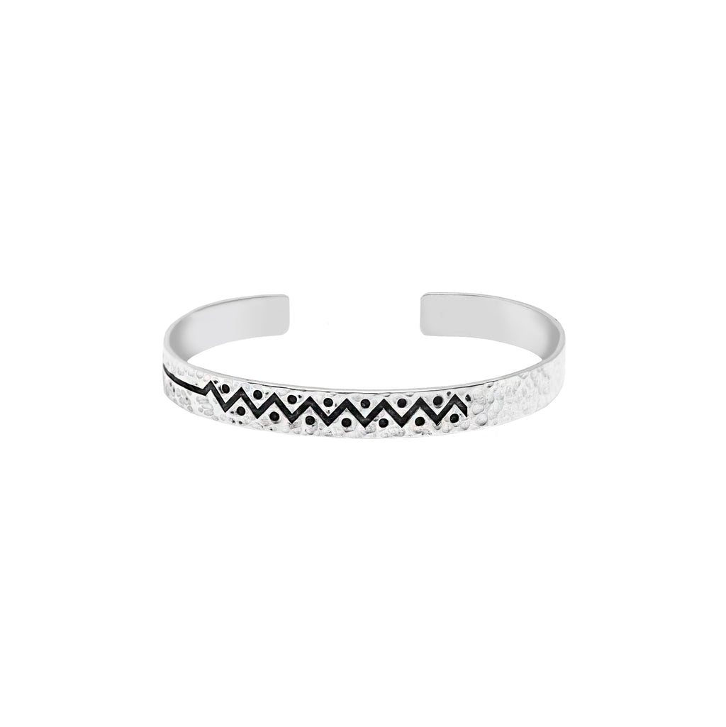 Silver Men Bangle.