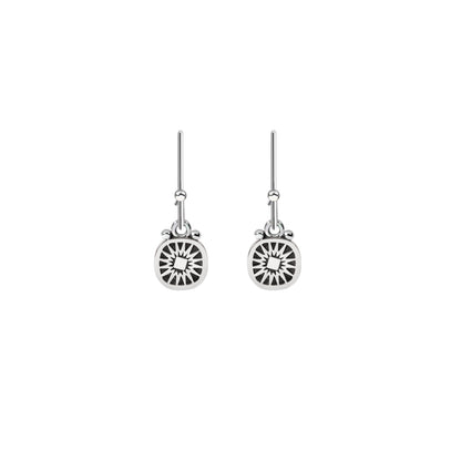 Sun Compass Hanging  Earrings