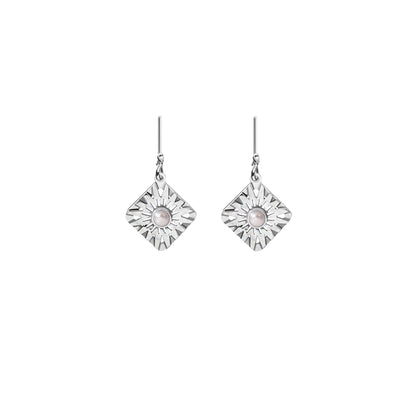 Squared Sun Ray Earrings