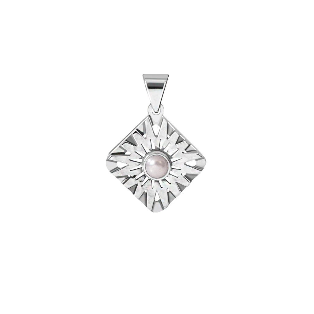 Squared Sun Ray Pendant