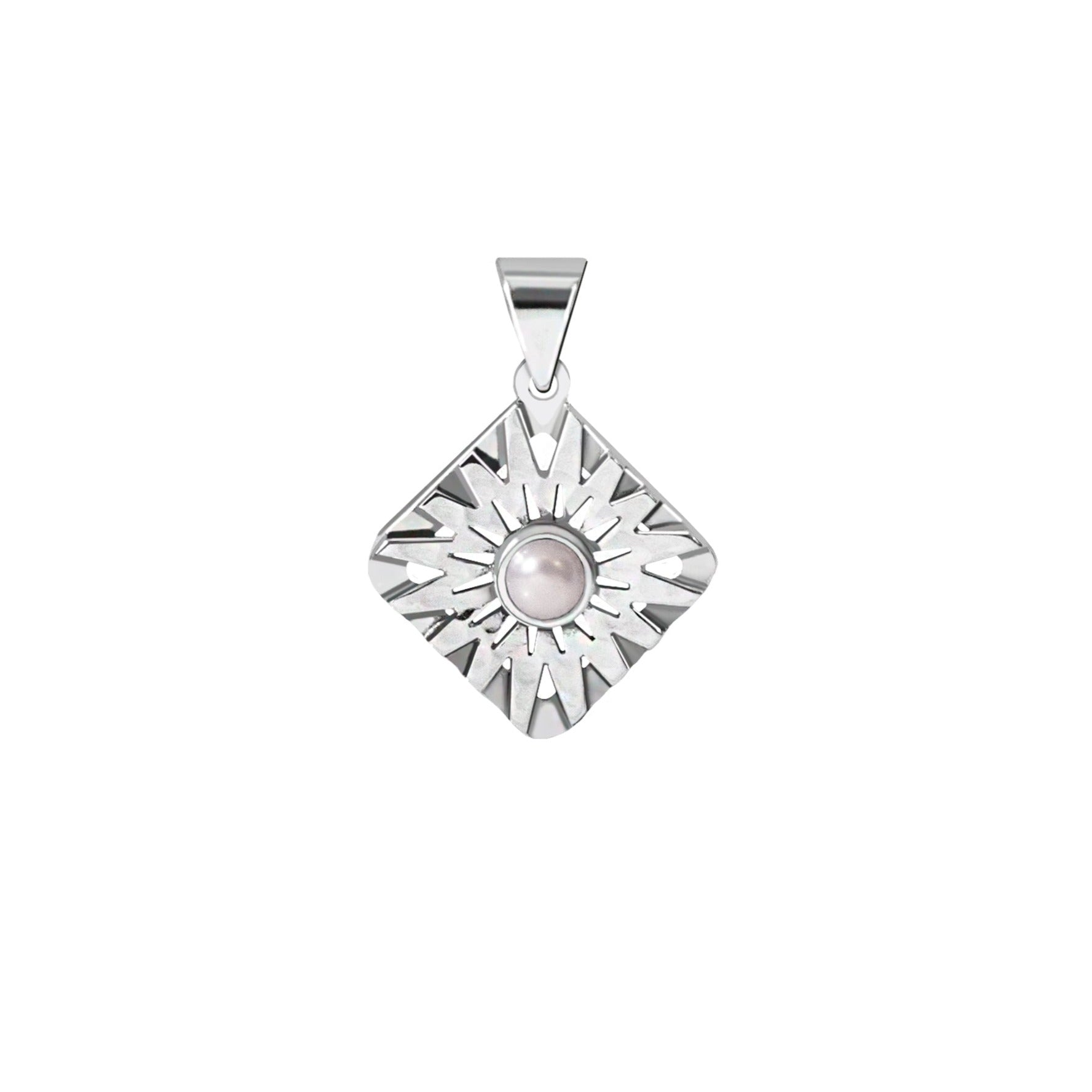 Squared Sun Ray Pendant