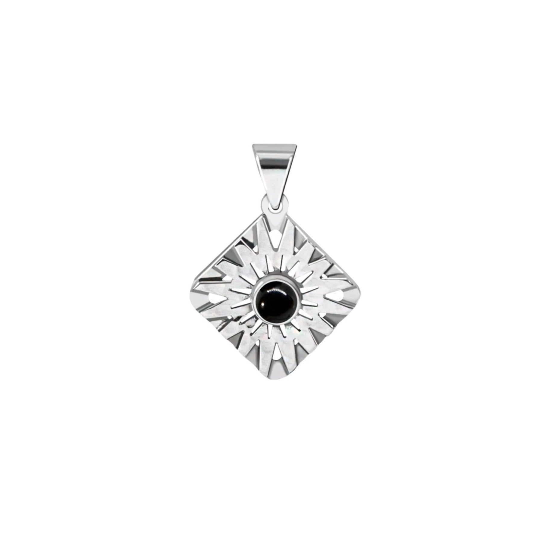 Squared Sun Ray Pendant