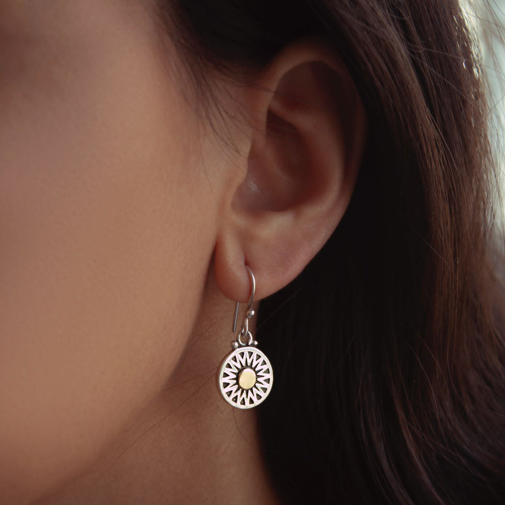 Hanging Crown Earrings