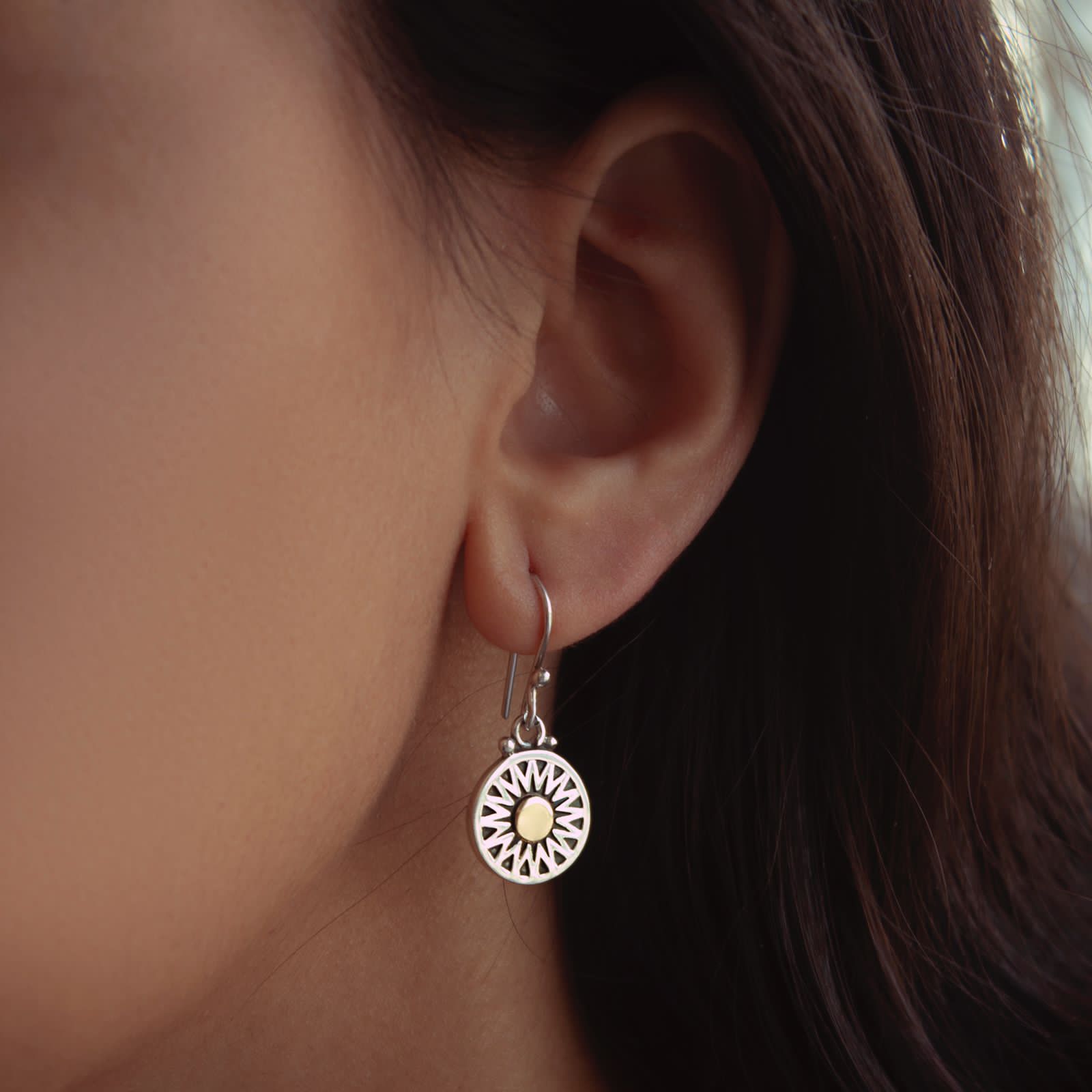 Hanging Crown Earrings