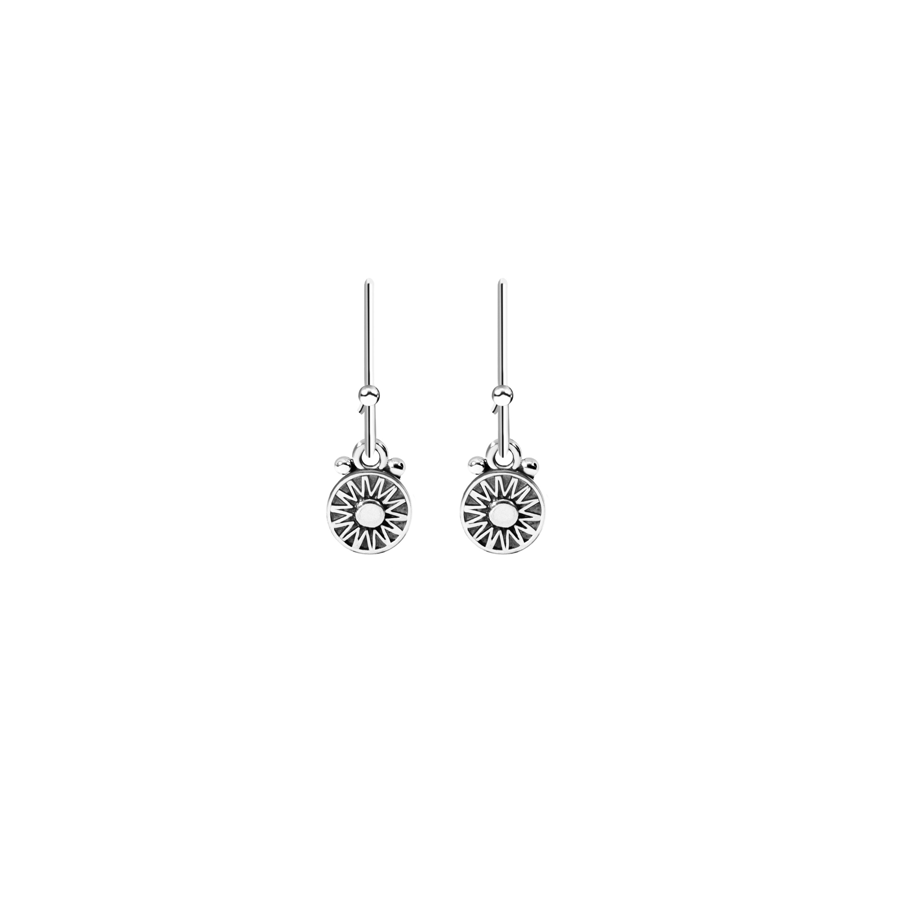 Hanging Mini Sun Earrings